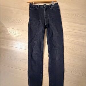 Acne studios black  Wash Skinny Jeans peg used blk